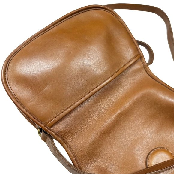 Coach Vintage Prairie Bag 9954 Crossbody Shoulder Bag in British Tan Leather - Picture 10 of 16